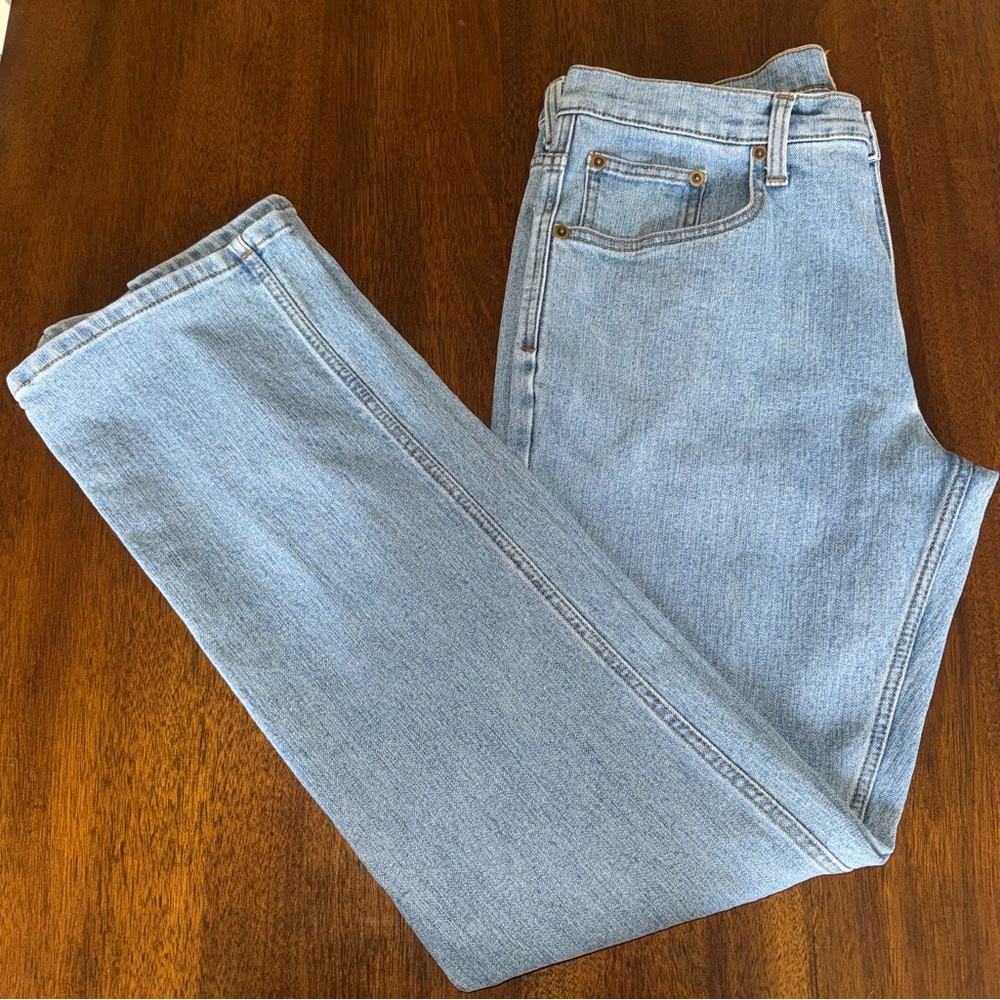 RedHead Relaxed Flex Denim Jeans 33 x 34 Light Wash Stretch Straight